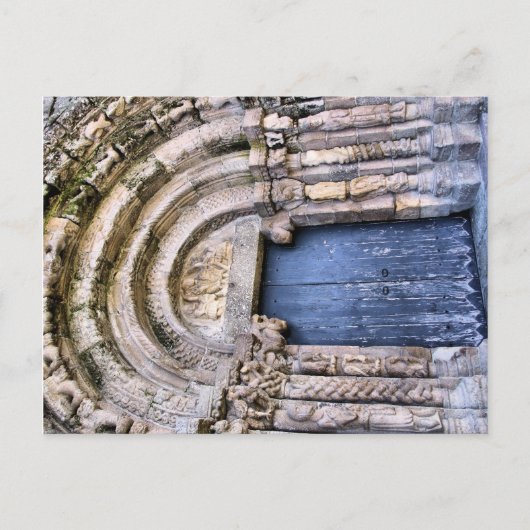 Doorgang van een kerk (Bravaes) van de XI-eeuw Briefkaart (Voorkant)