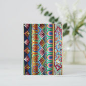 Doorgang van het Tibetaanse klooster, kleurrijk de Briefkaart (Staand voorkant)