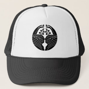Doorgesneden kraanvormige paulownia's trucker pet