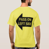 Doorgeven aan linkerkant t-shirt (Achterkant)