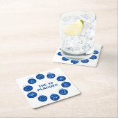 Doorgeven van de 10 pagina's Blauw en Wit Sedar Kartonnen Onderzetters (Insitu)