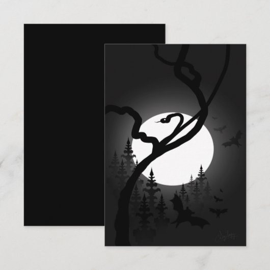 Doorgewinterde nacht (Voorkant / Achterkant)