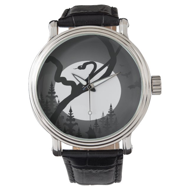 Doorgewinterde nacht horloge (Voorkant)