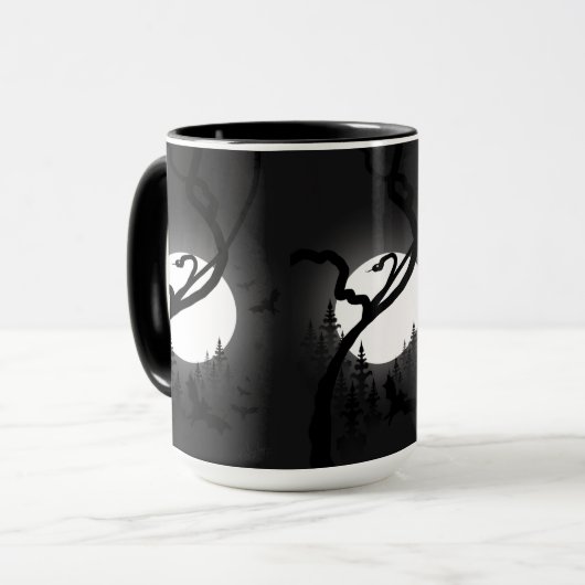 Doorgewinterde nacht mok (Voorkant links)