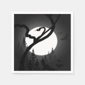 Doorgewinterde nacht servetten (Voorkant)