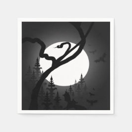 Doorgewinterde nacht servetten