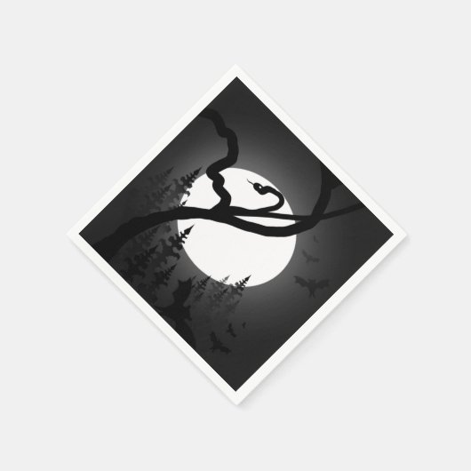 Doorgewinterde nacht servetten (Hoek)