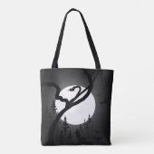 Doorgewinterde nacht tote bag (Achterkant)