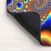 Doorglippen - Fractale kunst Muismat (Hoek)