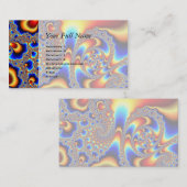 Doorglippen - Fractale kunst Visitekaartje (Voorkant / Achterkant)