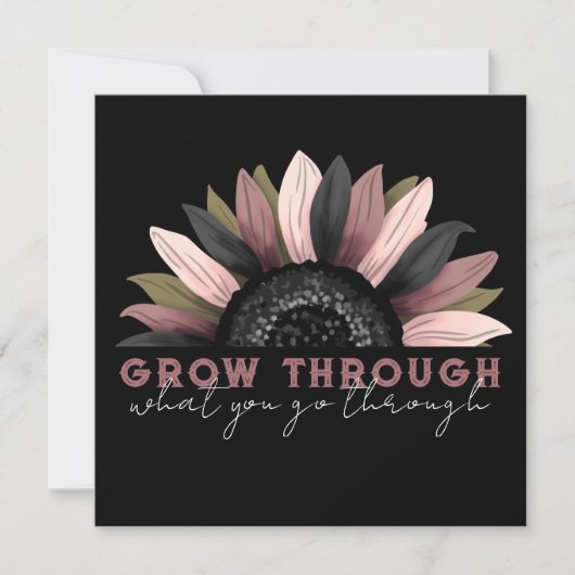 Doorgroeien... Kaart (Voorkant)