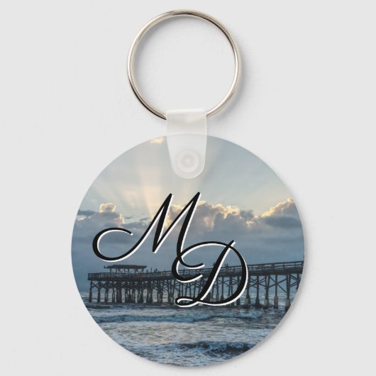 Doorhalen bij Caca Monogram Sleutelhanger (Voorkant)