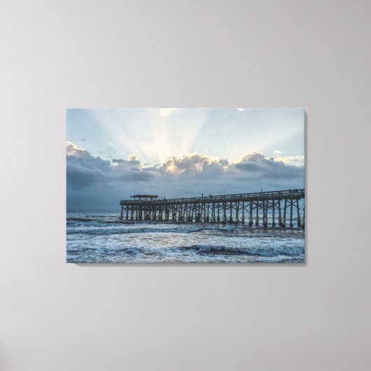 Doorhalen bij cacao canvas afdruk (Voorkant)