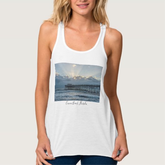 Doorhalen bij cacao-Tanktop Tanktop (Voorkant)