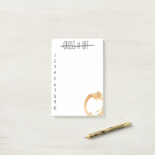 Doorhalen Post-it® Notes (Op bureau)