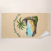 Doorhalen Strandlaken (Voorkant)