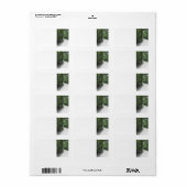 Doorheen de Florida Bossen Etiket (Full Sheet)