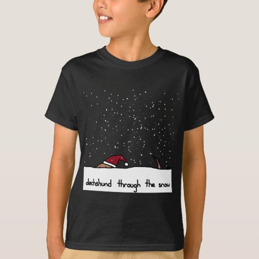 doorheen de sneeuw t-shirt (Voorkant)