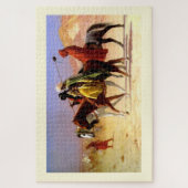 Doorkruisen van de woestijn legpuzzel (Verticaal)