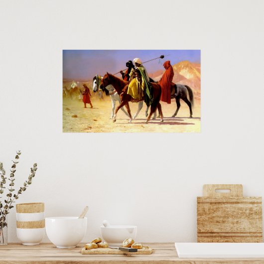 Doorkruisen van de woestijn poster (Keuken)