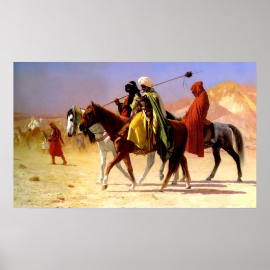 Doorkruisen van de woestijn poster (Voorkant)