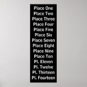  Doorloop Aangepast scrollen Poster (Voorkant)