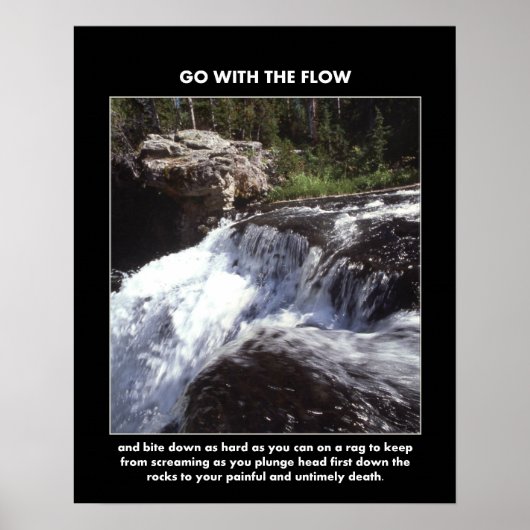 doorloop-en-beet-neer-hard-zoals-u-kunt poster (Voorkant)