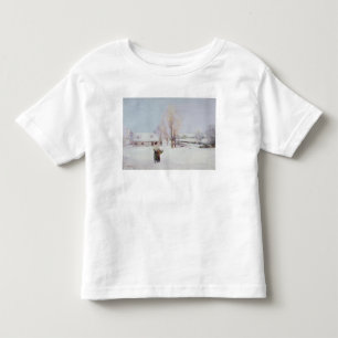Doorlopen de sneeuw kinder shirts
