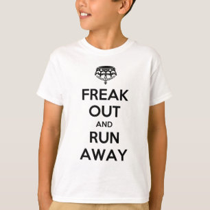 Doorlopen onderweg kalm houden doorgaan t-shirt