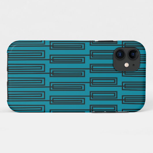 Doorlopende rechthoeken Case-Mate iPhone case (Achterkant (horizontaal))