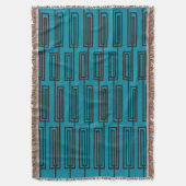 Doorlopende rechthoeken deken (Voorkant Verticaal)