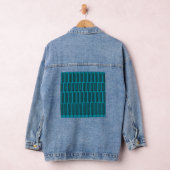 Doorlopende rechthoeken denim jacket (Hangar)