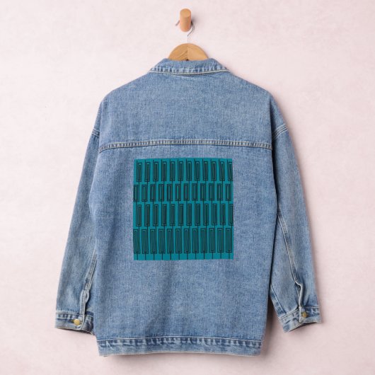 Doorlopende rechthoeken denim jacket (Hangar)