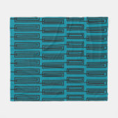 Doorlopende rechthoeken fleece deken (Voorkant (Horizontaal))