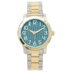 Doorlopende rechthoeken horloge