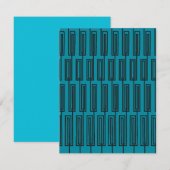 Doorlopende rechthoeken notitiekaartje (Voorkant / Achterkant)