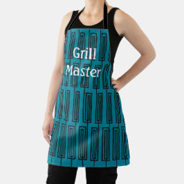 Doorlopende rechthoeken schort