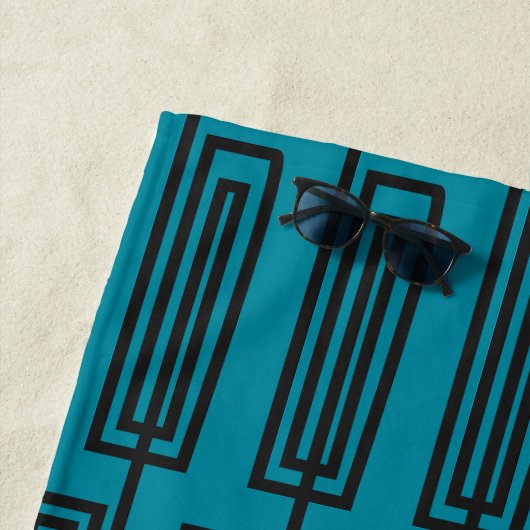 Doorlopende rechthoeken strandlaken (In situ)