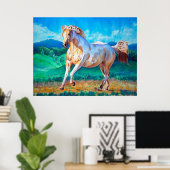 Doorlopende verf poster (Thuiskantoor)