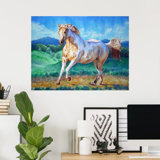 Doorlopende verf poster (Thuiskantoor)