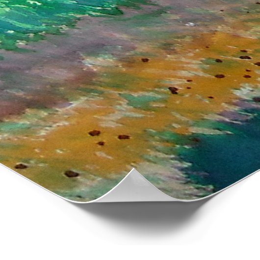 Doorlopende verf poster (Hoek)