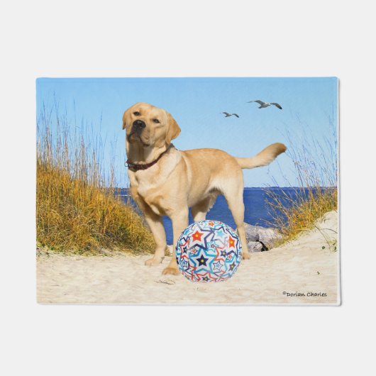 Doormat "bij de strand" deurmat (Voorkant)