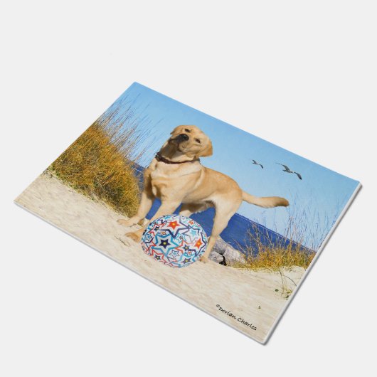 Doormat "bij de strand" deurmat (Schuin)