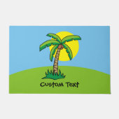 Doormat Cartoon palmboom Deurmat (Voorkant)