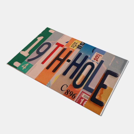 Doormat, de 19e Holes Golf Deurmat (Schuin)