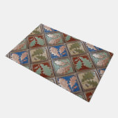 Doormat, eikenblad deurmat (Schuin)
