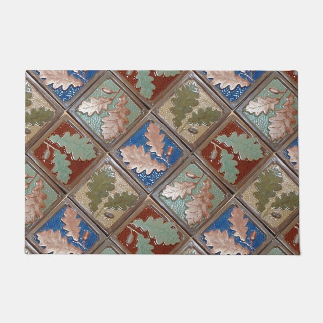 Doormat, eikenblad deurmat (Voorkant)