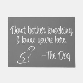 Doormat: "Geen andere knokken" Deurmat