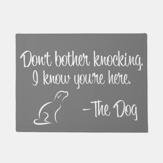 Doormat: "Geen andere knokken" Deurmat (Voorkant)