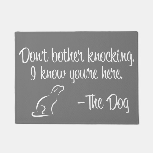 Doormat: "Geen andere knokken" Deurmat (Voorkant)